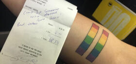 ‘Christian’ family leaves lesbian server a horrific note instead of a tip