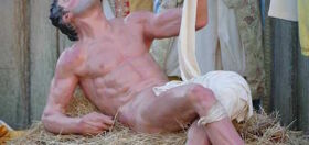 The Internet is certifiably shooketh over Vatican’s homoerotic Nativity scene