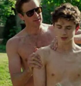 Timothée Chalamet publicly thanks Armie Hammer’s wife for “letting me crawl all over your husband”