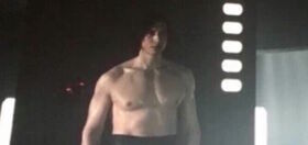 Adam Driver knows exactly how you felt during his shirtless scene in “The Last Jedi”