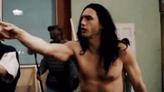 James Franco's unclothed scenes in "The Room" have leaked