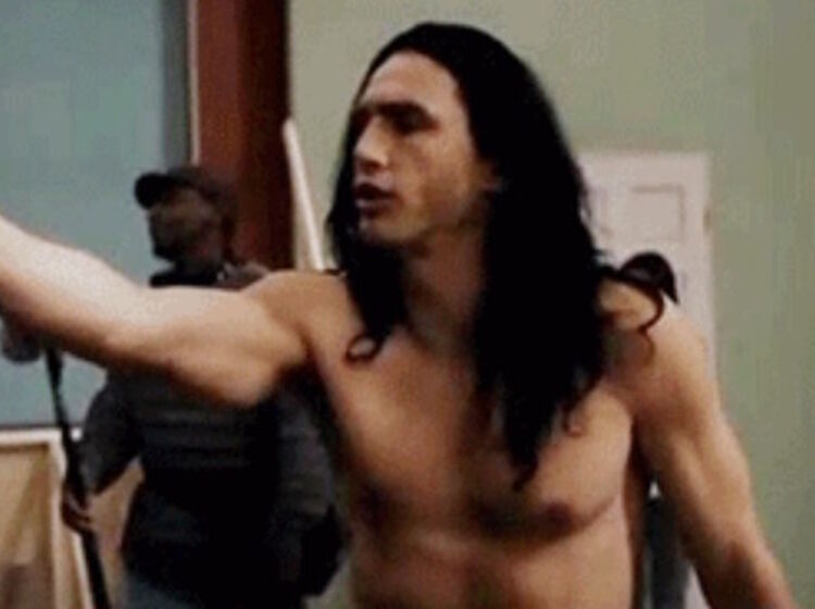 James Franco's unclothed scenes in "The Room" have leaked