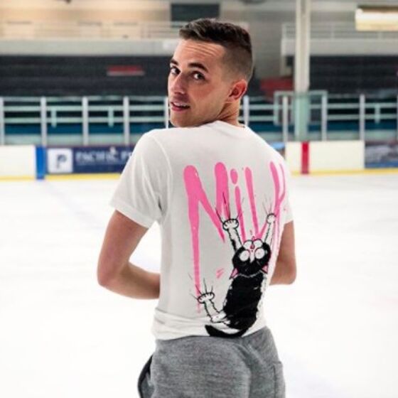 It’s official! Adam Rippon and his 100% real booty are headed to the Winter Olympics
