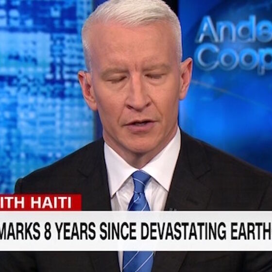 Anderson Cooper fights back tears as he defends Haiti from Trump’s unbelievable “sh*thole” comment