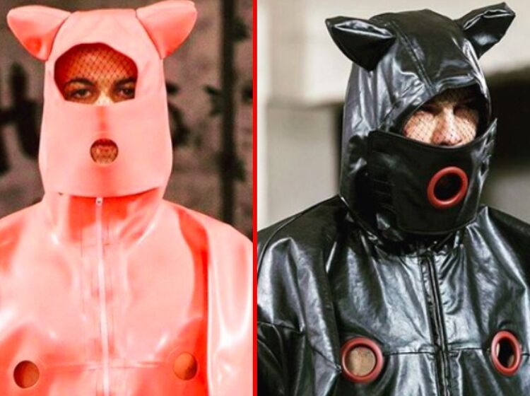 Everyone’s freaking out over this high fashion pig inspired menswear collection