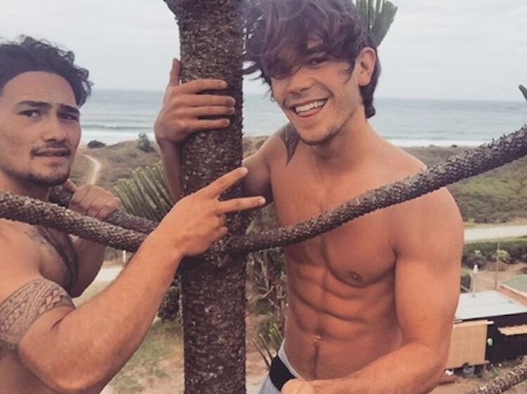 The Internet is in a tizzy over this picture of Riverdale’s KJ Apa in bed with another man