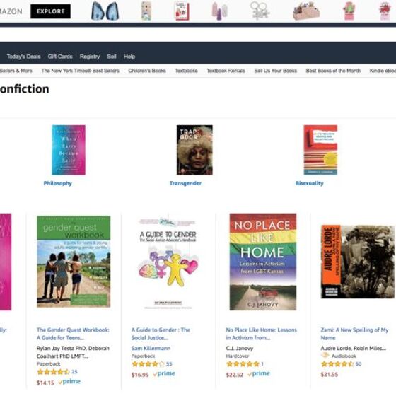Amazon promotes '#1 bestseller' in LGBTQ section that's anti-LGBTQ