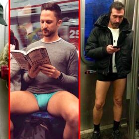 Undies in the underground: Our favorite photos from the 2018 No Pants Subway Ride