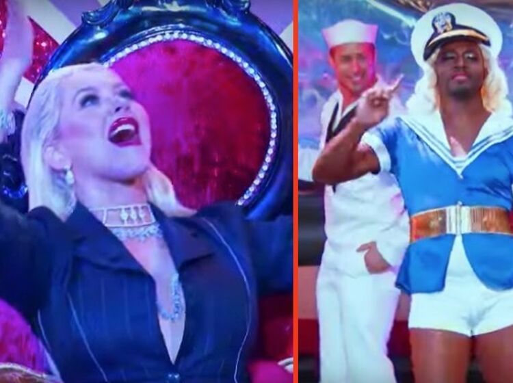 Taye Diggs stuns Christina Aguilera with this ‘Candyman’ drag number
