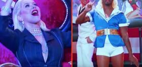 Taye Diggs stuns Christina Aguilera with this ‘Candyman’ drag number