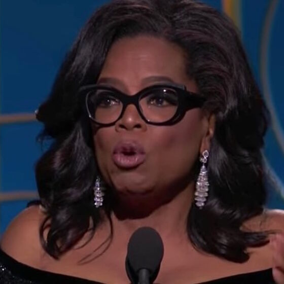 Cellphone video captures Oprah revealing if she's running for president