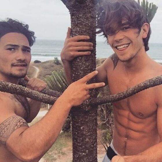 Riverdale’s KJ Apa accidentally shows off a bit more than he intended