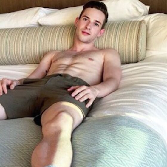 See the sexy surprise that slid into Adam Rippon’s DMs