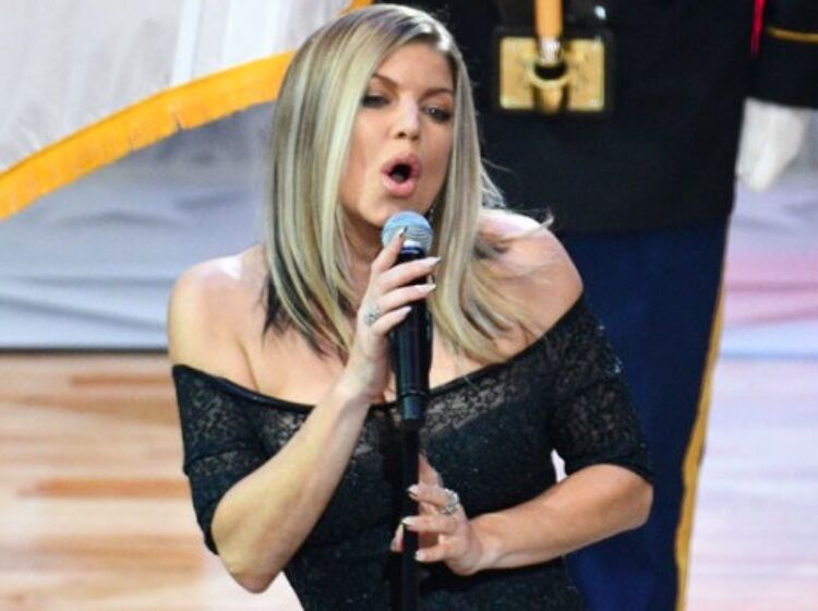 Behold the jazzy brutality of Fergie’s National Anthem performance
