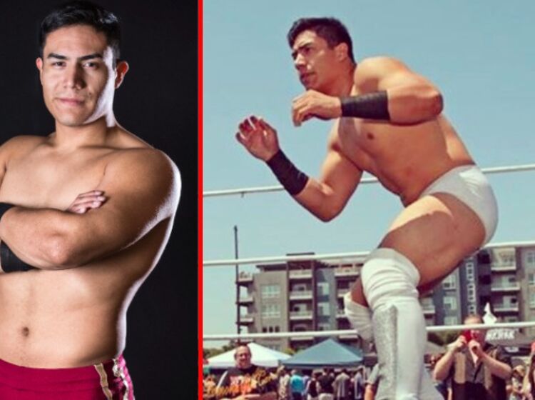 Wrestling star celebrates “Rookie of the Year” award by coming out as gay
