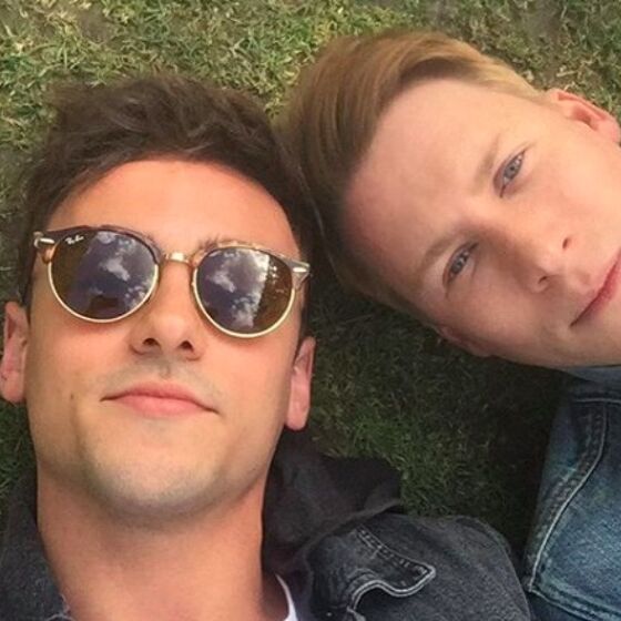 Tom Daley and Dustin Lance Black are bringing a third into their relationship
