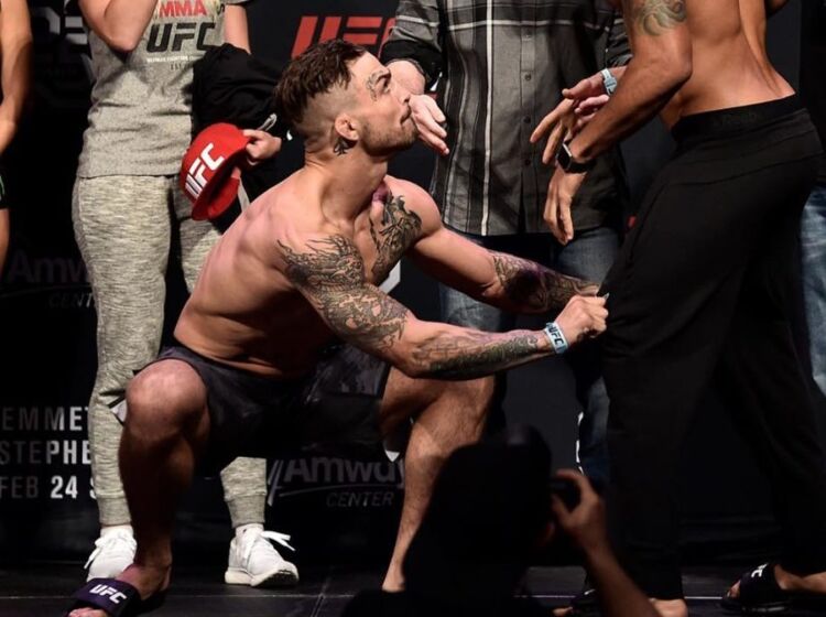 UFC fighter gets in opponent’s head by getting in his pants