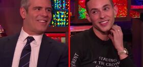Adam Rippon gets flirty with Andy Cohen, says he needs a “rough top”