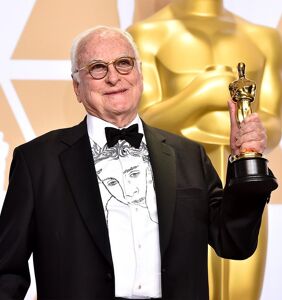James Ivory wins Oscar for best screenplay, wears Timothee Chalamet’s face on shirt