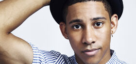 Keiynan Lonsdale says he’s “lucky” to be a black bisexual superhero