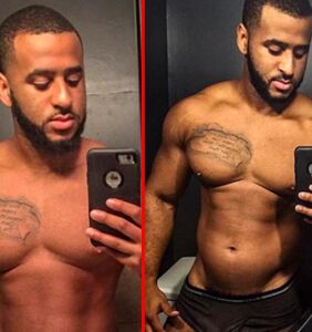 Personal trainer comes out to family as a submissive bottom wearing just his jockstrap