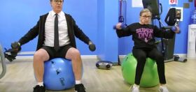 WATCH: Stephen Colbert gets jacked with Justice Ruth Bader Ginsburg