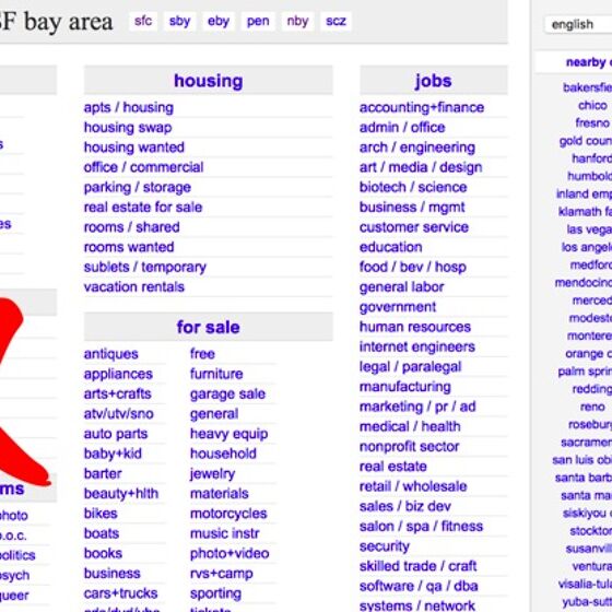 Congress effectively shuts down Craigslist personal ads... are dating apps next?