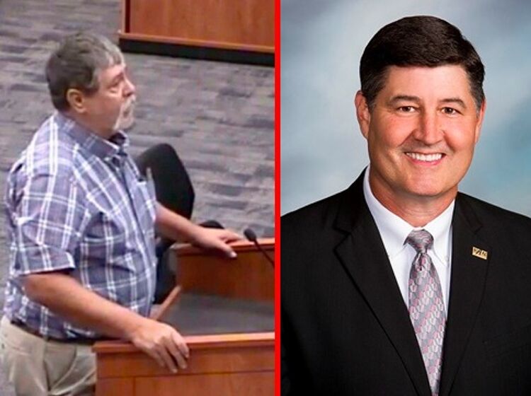 School superintendent laughs in the face of a man he tormented in middle school