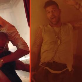 WATCH: Ricky Martin hosts some wild group action