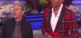 RuPaul and Ellen terrorize two women as their husbands lip sync and WHAT IS HAPPENING?!
