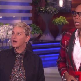 RuPaul and Ellen terrorize two women as their husbands lip sync and WHAT IS HAPPENING?!