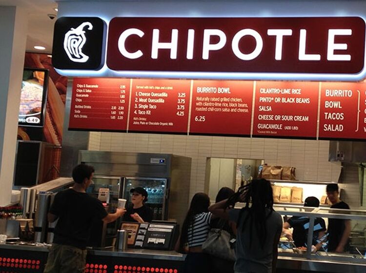 Which fashion icon just got engaged at Chipotle?