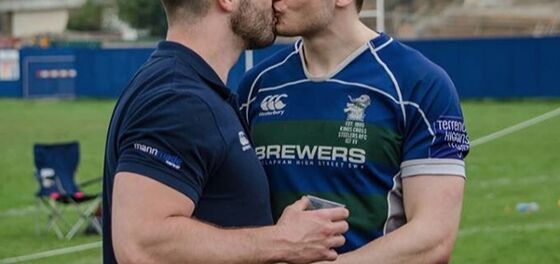 The viral rugby kiss that’s tackling homophobia