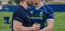 The viral rugby kiss that’s tackling homophobia