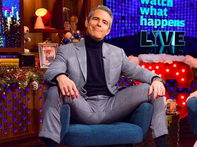 Andy Cohen shares furry musclebound throwback photo