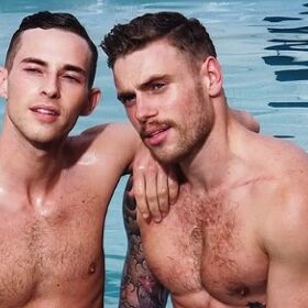 WATCH: Gus Kenworthy can’t keep his lips off of Adam Rippon