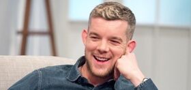 How much would you pay for this shirtless oil painting of Russell Tovey as a gay superhero?