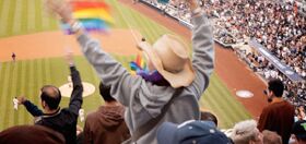 A simple 4-word text sent by a dad to his gay teen from a baseball game speaks volumes