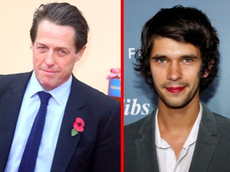 Hugh Grant caught having an affair with a much younger man