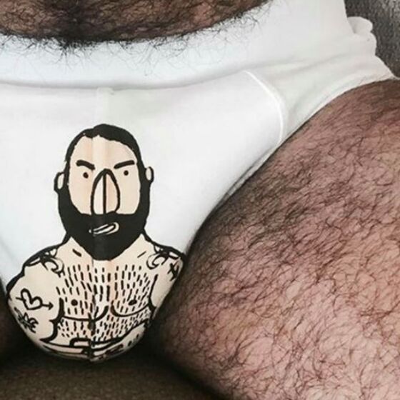 This artist has taken his love of very hairy men to a whole new level