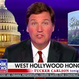 Watch Tucker Carlson flip out over West Hollywood honoring Stormy Daniels… WHO IS NOT EVEN GAY!!!