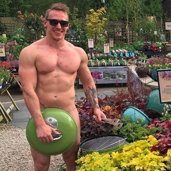 PHOTOS: Guys show off their manscaping on World Naked Gardening Day