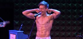 Broadway star Andrew Keenan-Bolger strips down and sings about boys