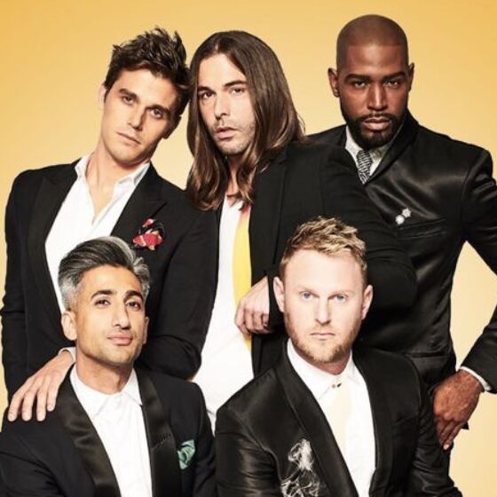 Fans criticize Queer Eye guys for posing with “violently anti-LGBT” Candace Cameron Bure