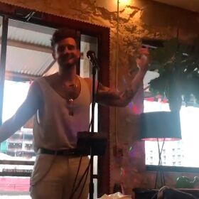 ‘Younger’ star Nico Tortorella performs hypnotic barefoot poetry in Austin