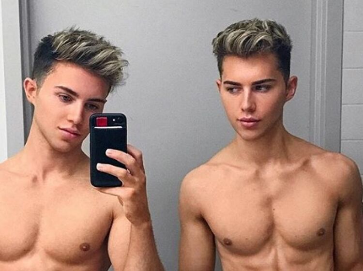 These twins have some news — can you guess what it is?