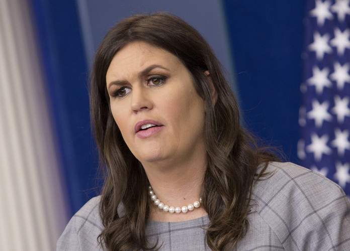 Sarah Huckabee Sanders is following Ron “Don’t Say Gay” DeSantis straight to the bottom
