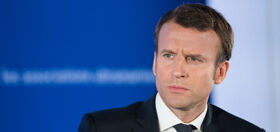 Emmanuel Macron insists his former hunky bodyguard is not his gay lover