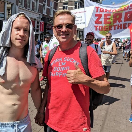 HIV activists take over the streets of Amsterdam with rallying cry 'U=U'