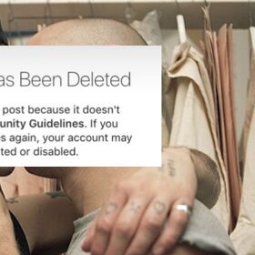 Here’s the photo Instagram deleted for violating “community guidelines”